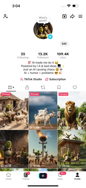 AI Monetized Account Creator Rewards Program Active | 13k Real Followers 109k Likes | Real Screenshots + Full Access + Account in Good Standing