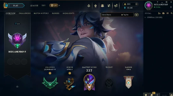 EUW -(S16) EMERALD 4 START - S14 CHALLANGER - GM EMOTES111 Champ - 58 Good Skins(4 Legendary, 30 Epic) - 12.2K BE - S7 ACC - FULL ACCES - CHEAP