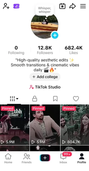 Instanly Delivery/ Monetized 12K Real Followers+682K Real Likes Account/ Creator Rewards Program Activated/ Live Stream/ Full Access