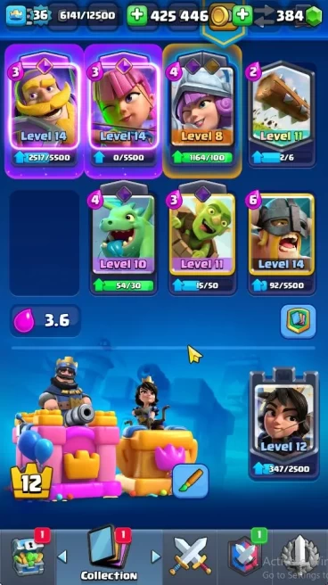 Lvl 36|Trophy 7500|KTL 12|Limited Skin|Card 119| 3 EVO 6 Champ 21 Legendary 33 Epic,30 Rare,29 Common|Take Email(CR1231)