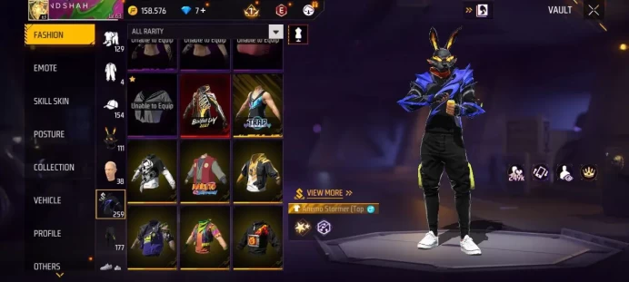 Lv 63 / Best account / 1 Legend Skin (Booyah) / 11 ARTIFACTS Gun's / Ak Lv6 / Mp40 Lv6 / MYTHIC 65 / EPIC 107 / Clothes 259 / Pants 177 / cod 32