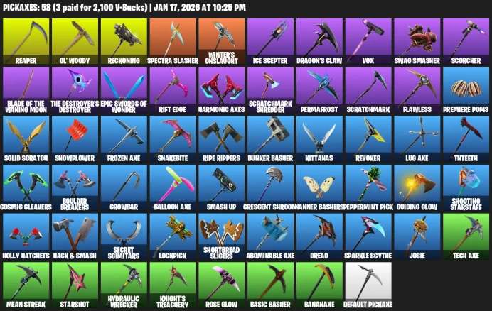 66 Skins | OG STW | IKONIK | Glow | The Prisoner |