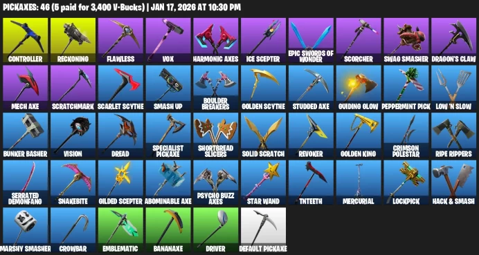 69 Skins | IKONIK | Travis Scott | Psycho Bandit | + 4,700 (EpicPC) Balance