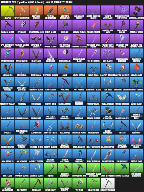 106 Skins | IKONIK | Gold Brutus | Gold Midas | Gold Meowscles