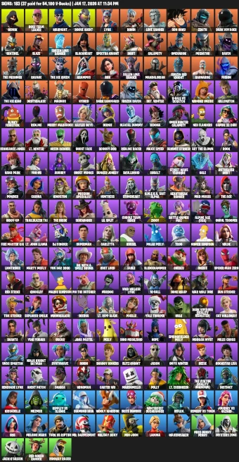 183 Skins | Ikonik