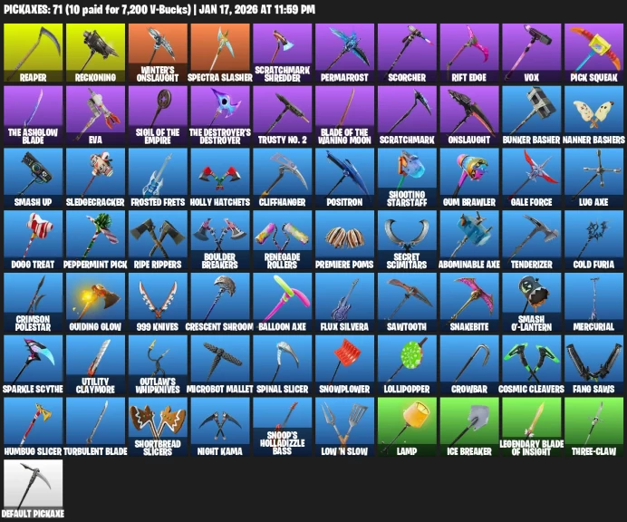 82 Skins | Ikonik + The Reaper + Elite Agent |