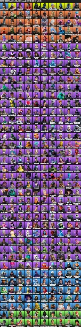 | 400 skins | Leviathan Ax | Renegade Raider | Kratos | Lara Croft