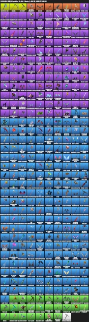 | 400 skins | Leviathan Ax | Renegade Raider | Kratos | Lara Croft