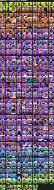 347 skins | leviathan axe, Royale Knight, Black Knight, Sparkle Specialist, The Reaper, Floss