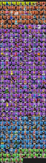 345 Skins + Travis Scott + Honor Guard + Merry Mint Axe + Psycho Bandit  + Floss