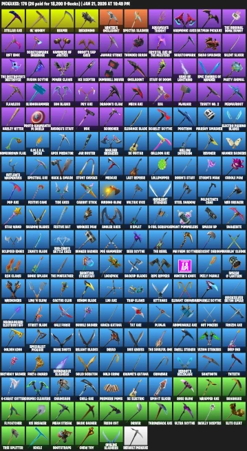 234 Skins | Owned 2y | IKONIK | Galaxy | The Reaper | Travis Scott | Glow | Warpaint | Breakpoint | World Warrior |