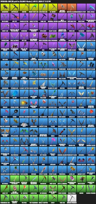 308 Skins | IKONIK | Honor Guard | Glow | Leviathan Ax | Merry Mint Ax |