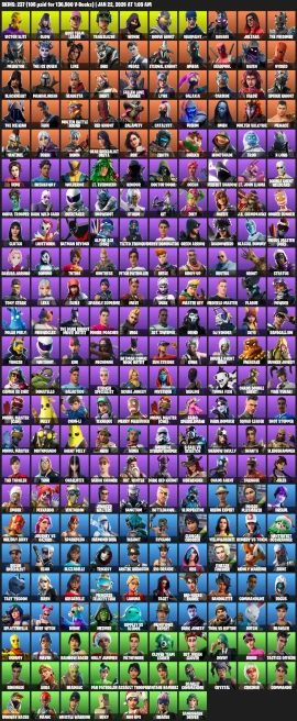 237 Skins | OG STW | IKONIK | Glow | Gold Midas | Merry Mint Axe