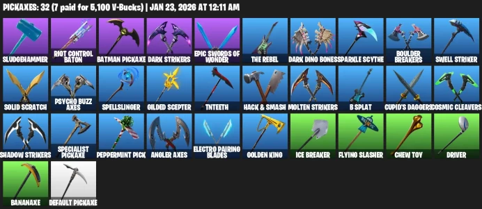 65 Skins | Glow, IKONIK, Psycho Bandit