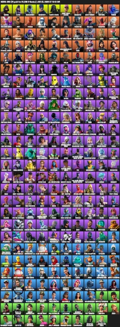 269 Skins | IKONIK | Leviathan Axe | Glow | Gold Midas | Gold TNTina | Gold Brutus