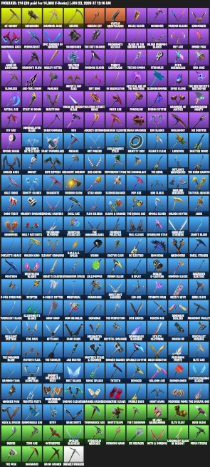 185 Skins | OG STW | IKONIK | Glow |