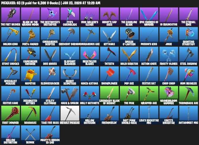 45 skins | Ikonik