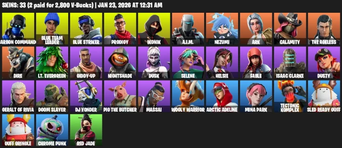 33 Skins | Ikonik |