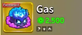 Blox Fruits > Gas > Permanent
