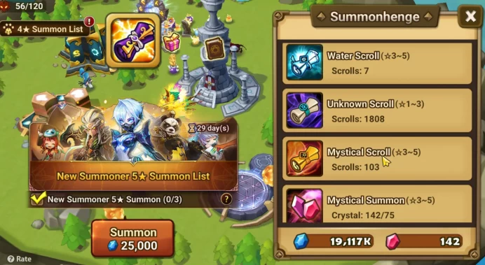 EU|Lv 25|Ready Gacha|160 11 YSC + 3 LAAS + 5 LS + 4 LDS 7 WaterS + 100+ MS |1 NB5[Thesar]|Hive|Check SS(SWR1006)