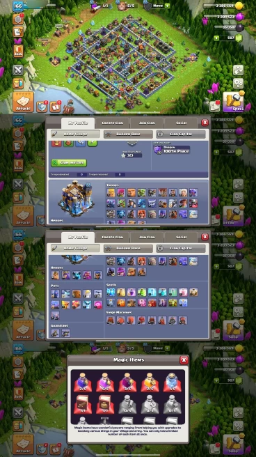 AR204- TH18 Semi | XP 166 | BK30 AQ30 MP42 GW16 RC23 | Strong Epic Equipment | 100% Secure SCID | iOS & Android