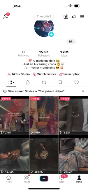 Monetized Account Creator Rewards Program Active | 15K Real Followers and 1.6M Likes | Real Screenshots + Full Access + Account in Good Standing