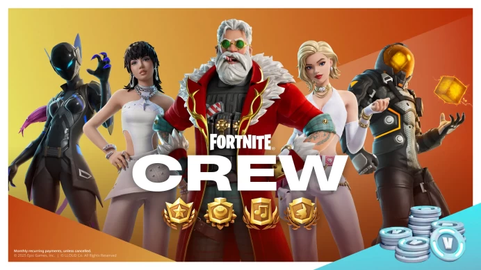 Fortnite Crew | All Battle Pass | 6000 V-Bucks | 6 Month | All Platforms