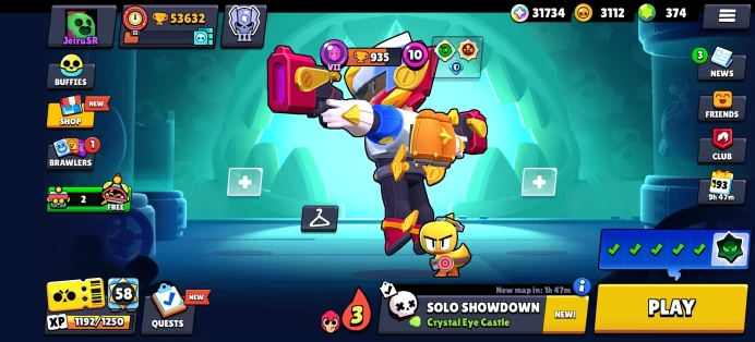 [Code 9192] Level 174 / 53k Trophy + 261 Skins / Highest Rank Legendary / Very Cheap