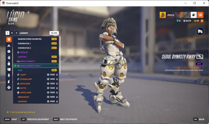 SEOUL DYNASTY AWAY / BRICK / Full Mail Access / see the picture / Please Read Description / 4540