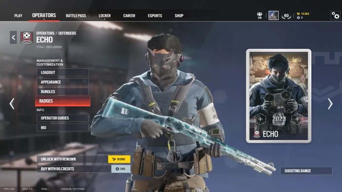 [PC ACCOUNT CONSOLE LINKABLE] [GAME PURCHASED] Level 60 ~3 Black Ice~42 Operators Unlocked~2023 Veteran Badge~lvl 50 Ranked Ready Smurf  #SCCY