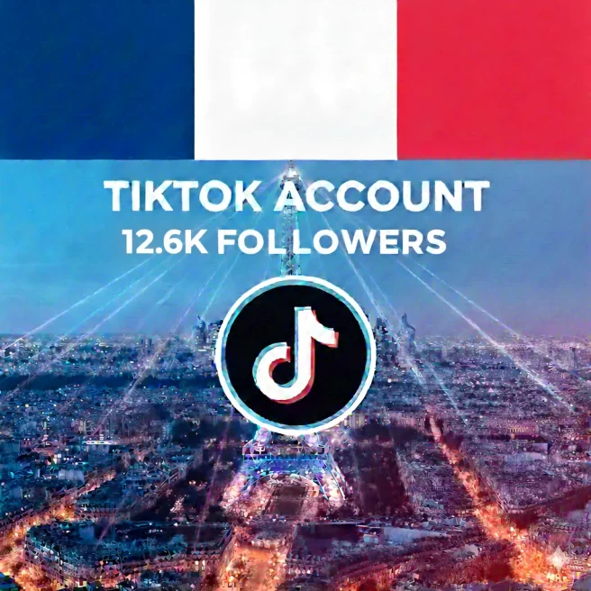 FR France| Account | TikTok Account 11.4k Real Followers 33.6k Likes Full access +Live Access