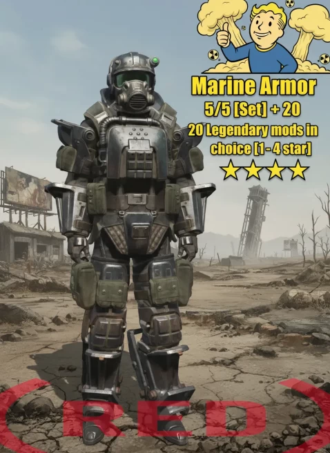 Marine Armor 5/5 [Set] + 20 Legendary mods in choice [1-4 star]