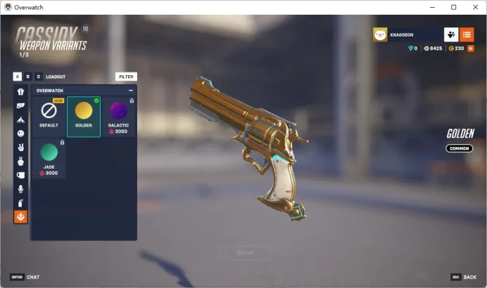 SEOUL DYNASTY AWAY / 4 Gold Weapons / Full Mail Access / see the picture / Please Read Description / csjcb