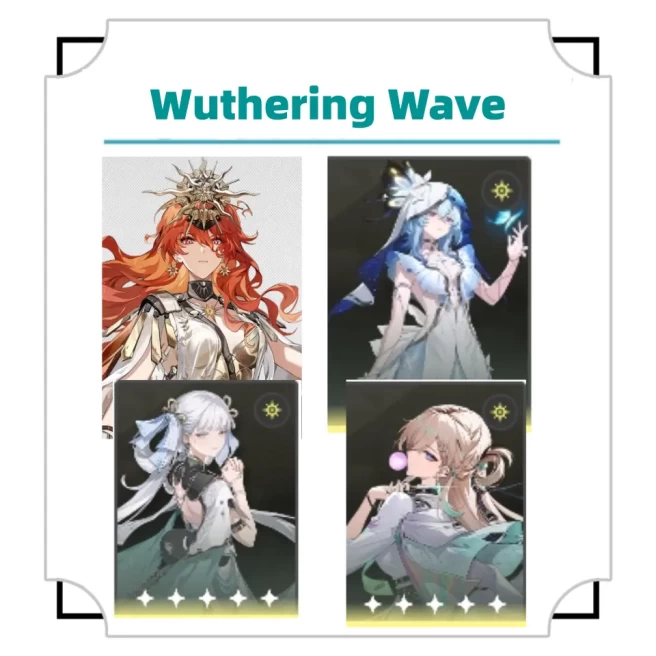 |America|LV38|AUGUSTA+THE SHOREKEEPER +JINHSI+LYNAE+ Random four-star c+haracter | Fast Delivery