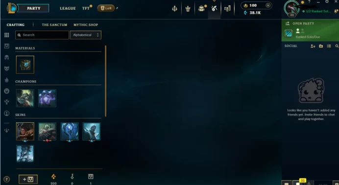 EUW - SAFE SEASON16 IRON 4 0LP | 38100 BE | PLACEMENTS DONE | 0W 18L | INSTANT DELIVERY | LOW MMR | UNVERIFIED EMAIL | IRON IV | #2752