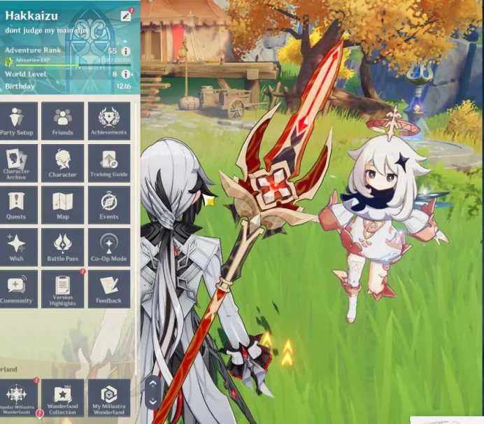 ASIA | AR 55| 3 Limited +3 (*5Weapon) | Xilonen+Sign,Arlecchino,varesa | MC Male | TakeMail | Check SS (GI4736)