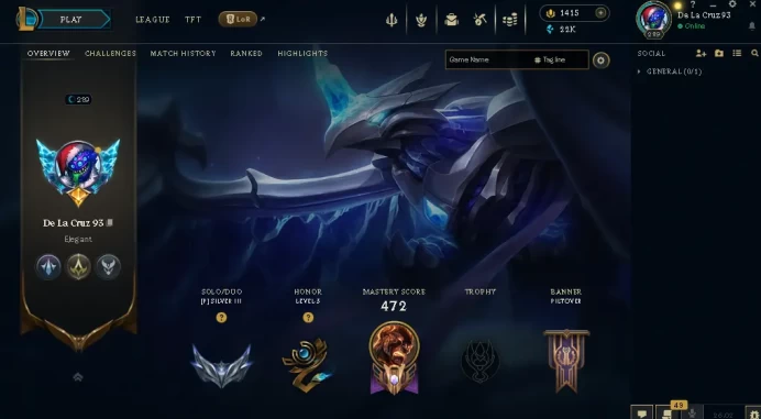 EUW / SILVER 3 / 172 Champ / 102 Good Skins / RIOT KAYLE / 22K BE / 1.415 RIOT POINTS / S3 ACC / HANDMADE / FULL ACCES /CHEAP