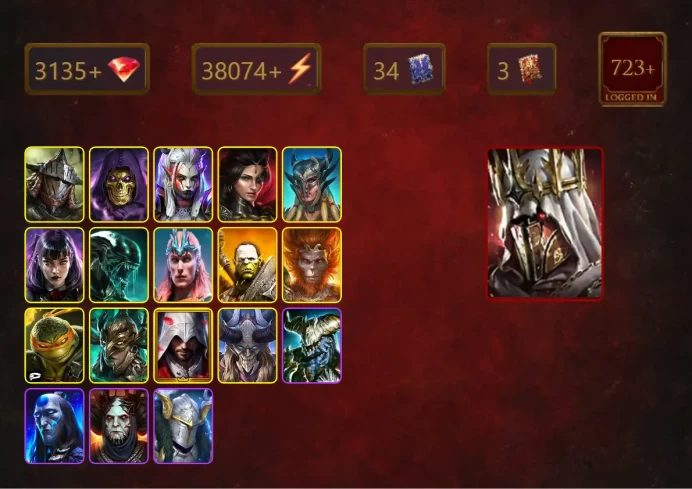 [STARTER]Siegfrund+Prince Kymar+Rathalos+Skeletor+Visix+Adelyn+Scyl+Alice+Xenomorph+Loki+Artak+Wukong+Michelangelo+35Epics