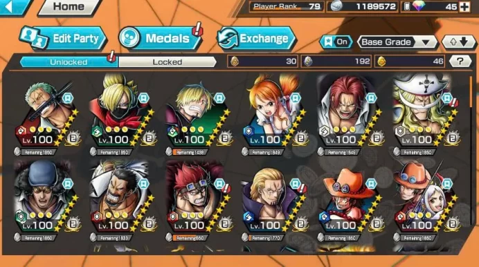 BR648-IOS+Android-Hyber 73+Roger Full Boot+14 Ex(Saturn+Shank v4+Kuzan+Yamato Ace+Kaido+White Beard+Akainu Skin)+Vip Medal+Support 164%+Many BF 