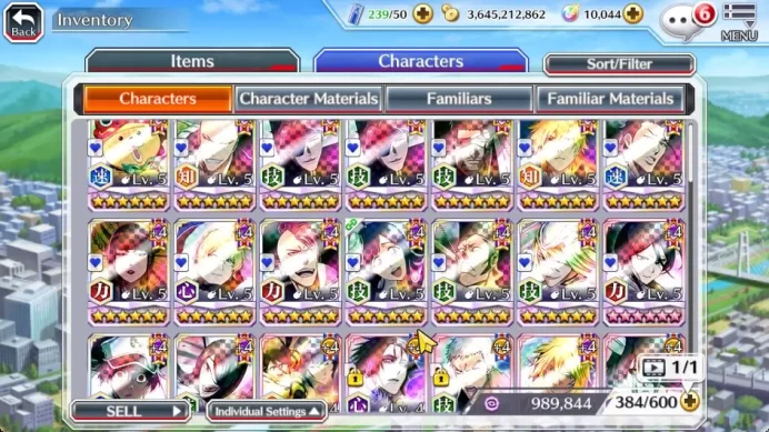 [Global]BP 1,2M|10K Orb|3 MT[Ichigo 10th Anniv,Shunsui TYBW26,Aizen TYBW26],Ikkaku TYBW26,Etc|14 Char 5/5|Klab ID(BBS2196)