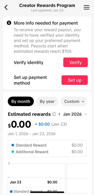Germany Monetized Account/ 54K Real Followers+556K Real Likes/ Creator Rewards Program Activated/ Live Stream/ Full Access
