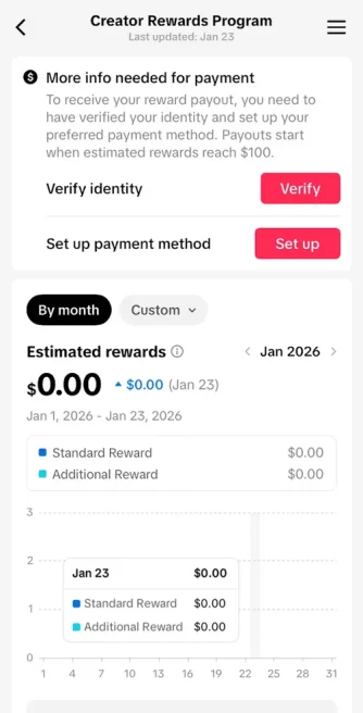 Instanly Delivery/ Monetized 11K Followers+88K Likes Account/ Creator Rewards Program Activated/ Live Stream/ Full Access