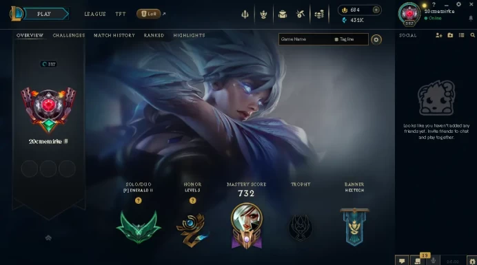 EUW -(S16) EMERALD 2 %100WR -  HIGH LP GAIN - S14 GRANDMASTER - 172 Champ - 265 Good Skins - 432K BE - S3 ACC -  387 LVL -FULL ACCES - CHEAP