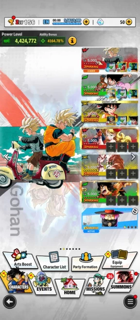 D868-IOS+Android-Goku Yellow Full Red Star-Nice Team+Goku Kid Full Red Star+Goku&Gohan Full Red Star+Manga Goku Full Red Star+Good Equipment