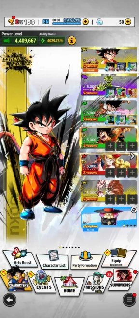 D868-IOS+Android-Goku Yellow Full Red Star-Nice Team+Goku Kid Full Red Star+Goku&Gohan Full Red Star+Manga Goku Full Red Star+Good Equipment