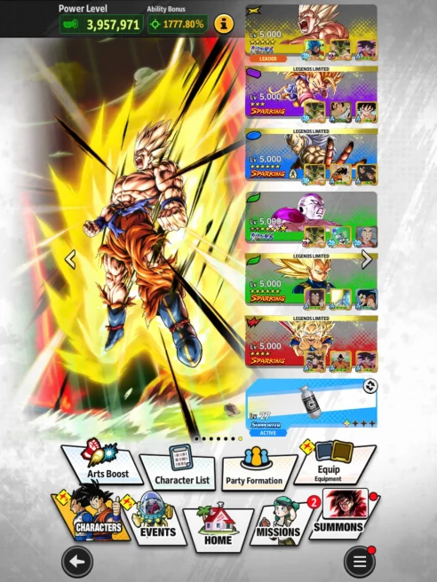 D871-IOS+Android-5 UL(SS Goku+Frieza)+567 Millions Power+44 Legends+Good Equipment+Team Frieza+Daima+Android+Goku Saga+Vegito Green+Broy+Android