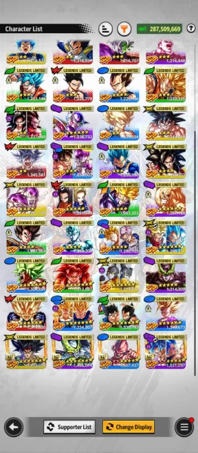 D872-IOS+Android-Nice Acc-10 UL(Cell Full Red Star+Zamasu+Frieza+Broly+Turles+Majin+S Vegito)+48 Legends+Vip Equipment+Many Good Team PVP+SS2 Go