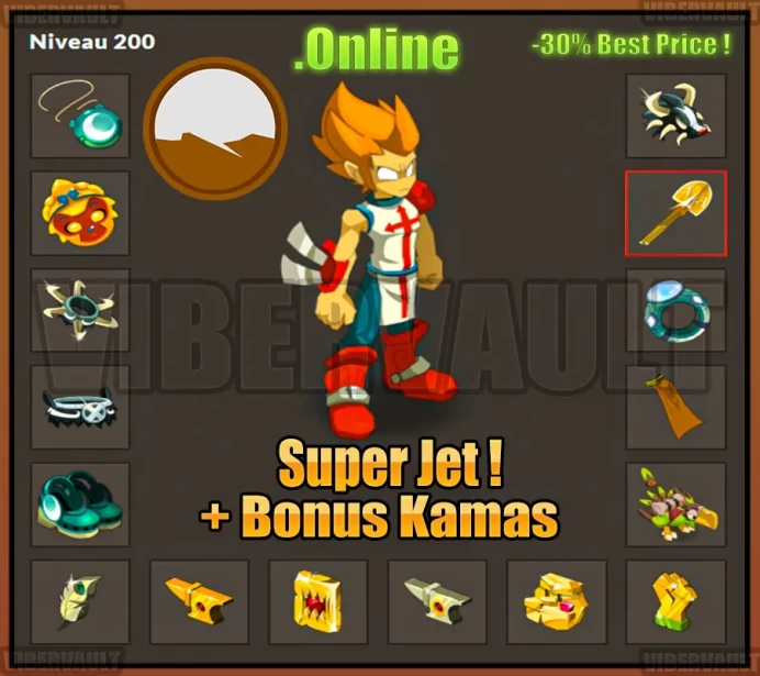 [Kelerog] Pano LVL 200 Force Super jet + Bonus Kamas / Echange Safe 100%