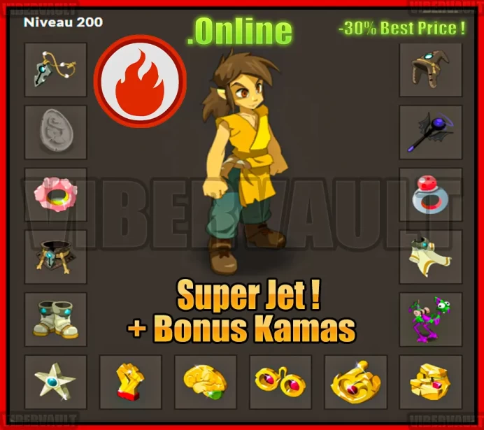 [Kelerog] Pano LVL 200 intelligence Super jet + Bonus Kamas / Echange Safe 100%