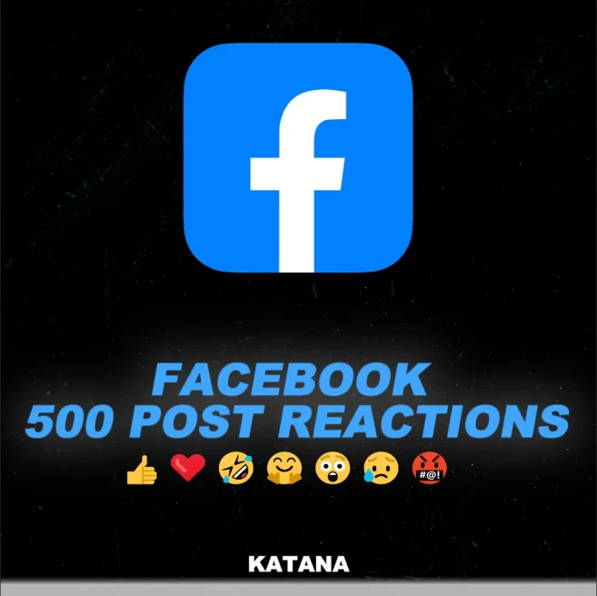 Facebook 500 Post Reaction | Choose Reactions | Fast Delivery